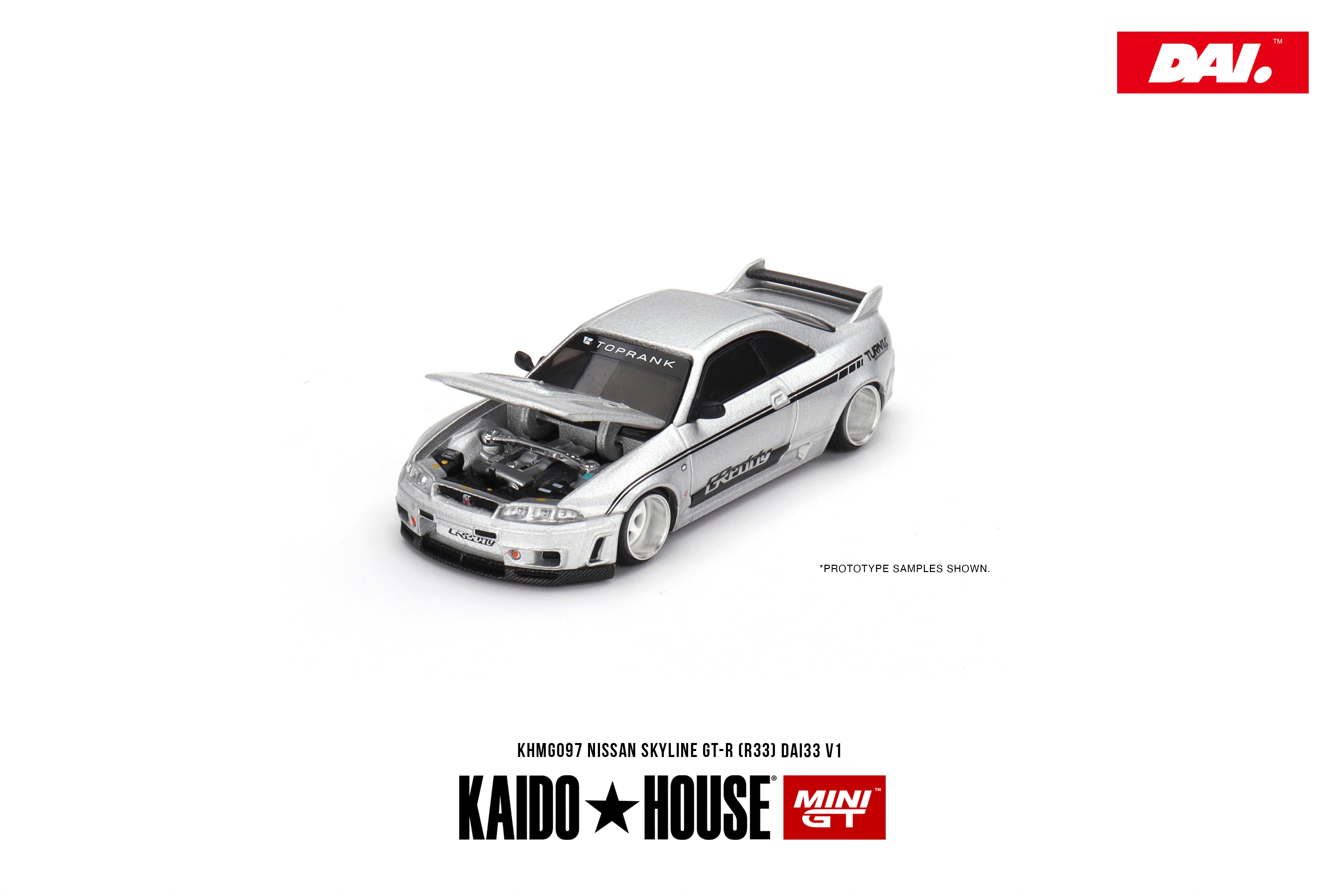 Kaido House x Mini GT 1:64 Nissan Skyline GT-R R33 DAI33 V1 – Dai Yoshihara  Store