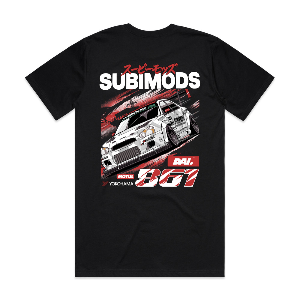 DAI x Subimods Official "Dai 861" Short Sleeve Shirt Black