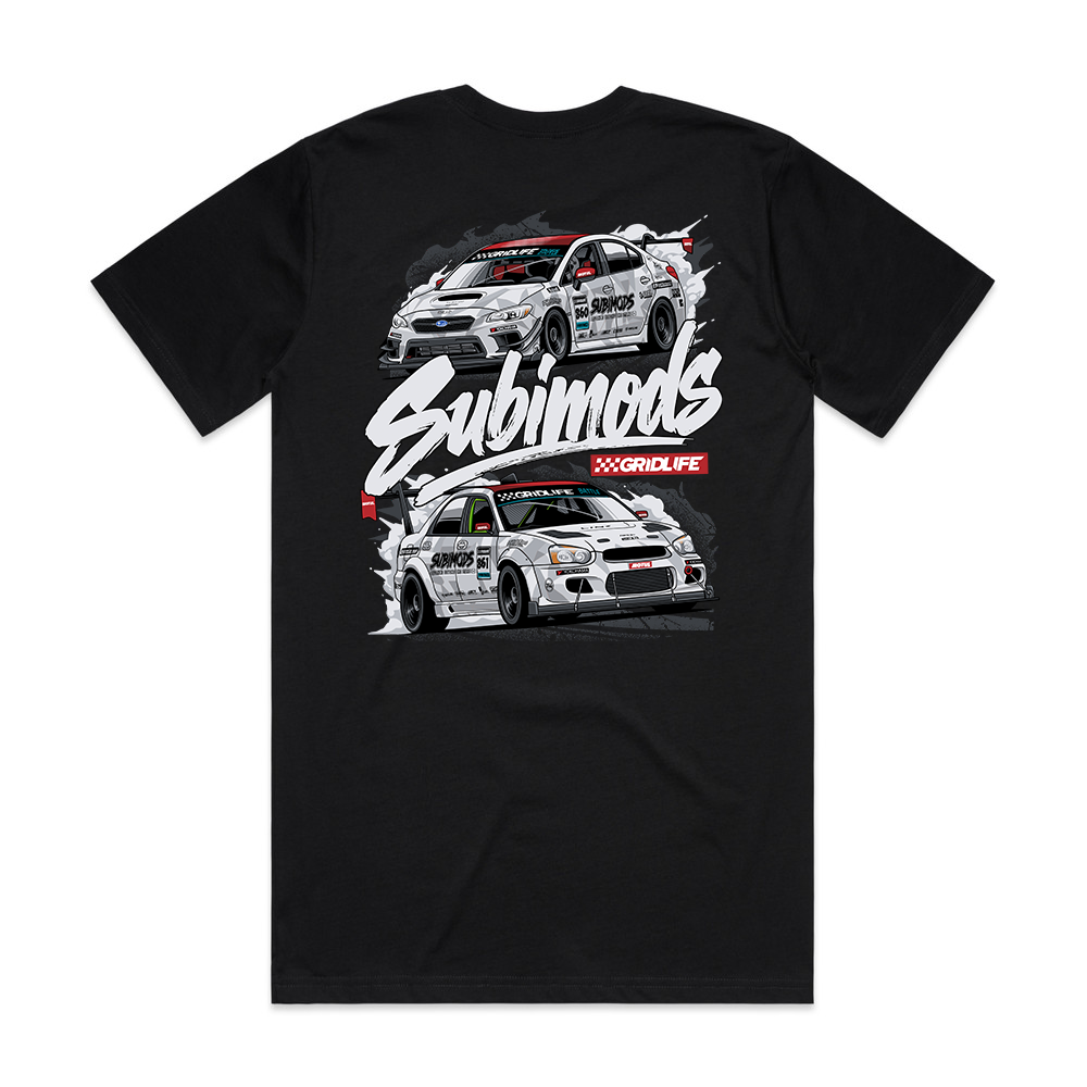DAI x Subimods Official "Gridlife 2026" Short Sleeve Shirt Black