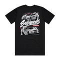 DAI x Subimods Official "Gridlife 2026" Short Sleeve Shirt Black